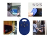 Bilde av Blue RFID rewriteable multi Key fob 4 x 125 KHZ T5577 EM ID and magic writeable IC 13.56 Mhz. Keyfob tag. 70102978 (DE,SE,NO,FI,RO,PL)